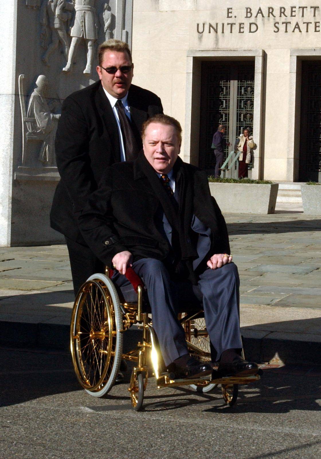 Larry Flynt at US District Court in DC
