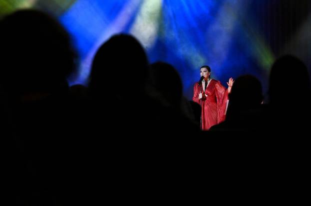 Zagreb: Nina Badrić održala koncert u Lisinskom