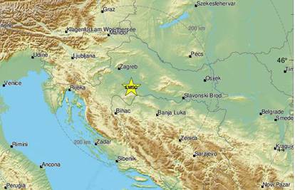 Potres na sisačkom području: 'Bio je jako neugodan i snažan'