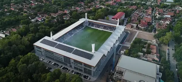 FOTO Ovo je stadion na kojemu danas igra Dinamo. Moderno zdanje u Srbiji izgradili Mađari