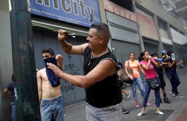 Anti-Maduro government protest in Caracas