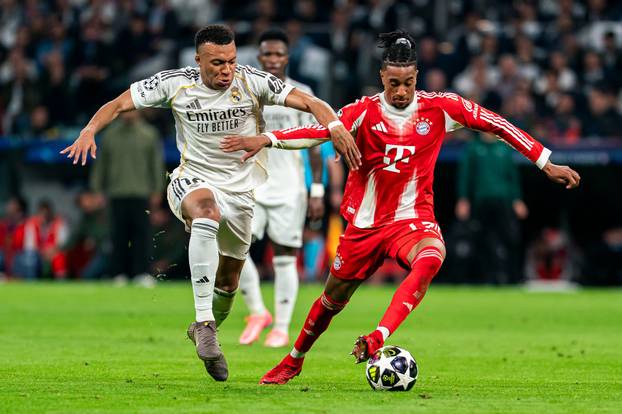 REAL MADRID CF v BAYERN MUNCHEN. CHAMPIONS LEAGUE 2025/2026. QUARTER FINALS. 1ST LEG MATCH.