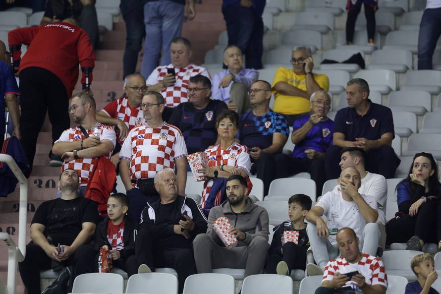 Atmosfera na Poljudu na utakmici između Hrvatske i Španjolske u Ligi nacija
