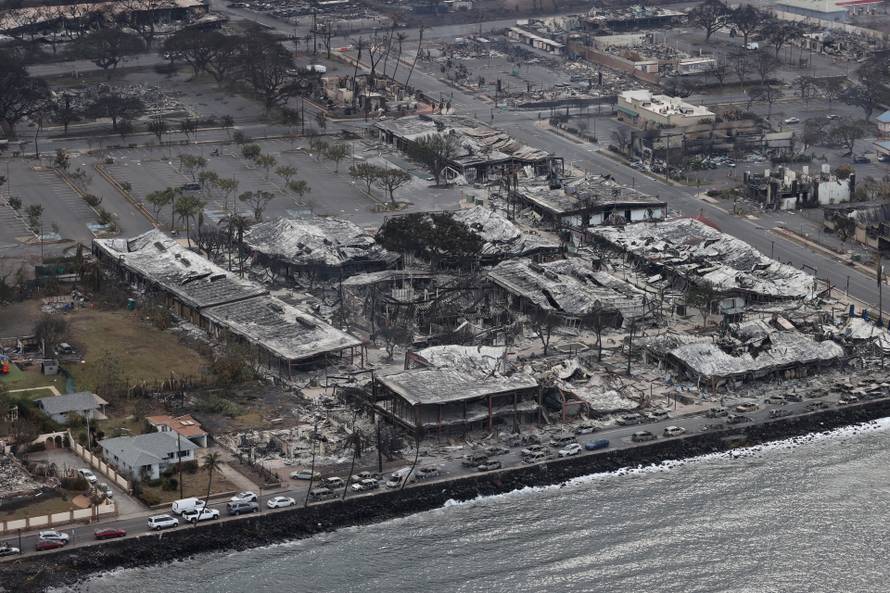 Wildfires driven by high winds hit Hawaiian island of Maui