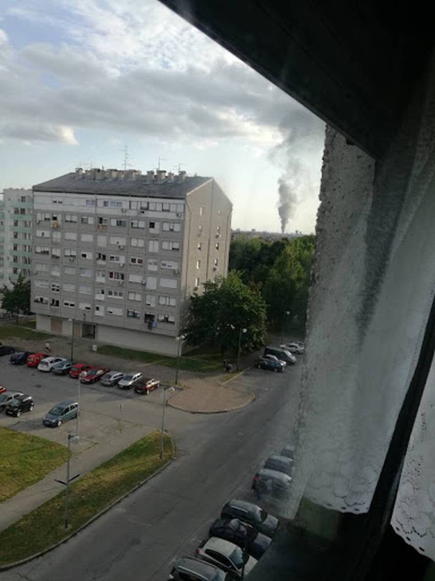 Požar u 'Staroj Zagrepčanki': Nad gradom se nadvio crni dim
