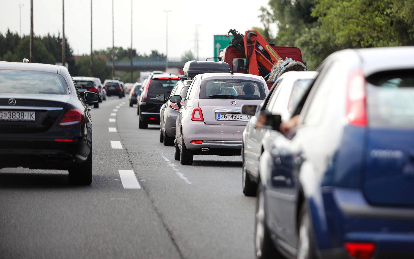 Gužve na zagrebačkoj obilaznici prema Lučkom