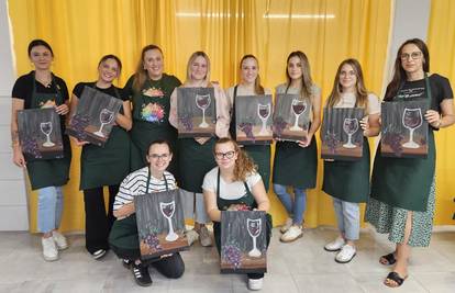 Radionica 'Slikaj, Jedi, Pij' postala je hit u Novoj Gradiškoj