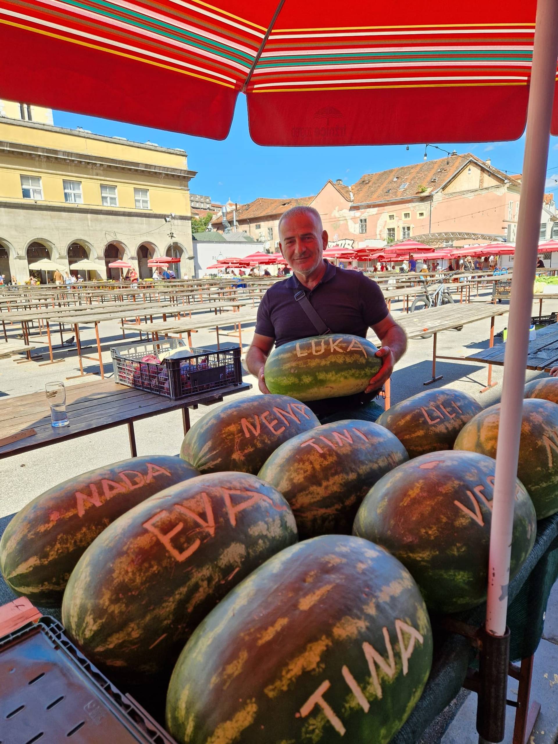 FOTO Jedini ima personalizirane lubenice: 'Kćer mi je dala ideju pa sad posao ide kao lud...'