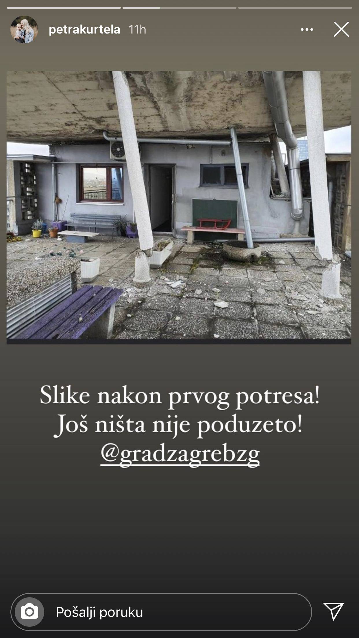 Glumica prozvala grad Zagreb: Konstrukcija je opasna po život!