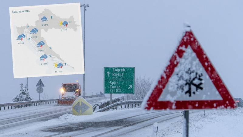 PRIPREMITE SE Na snazi crveni meteoalarm!  Prijete bujične poplave, stiže obilan snijeg...