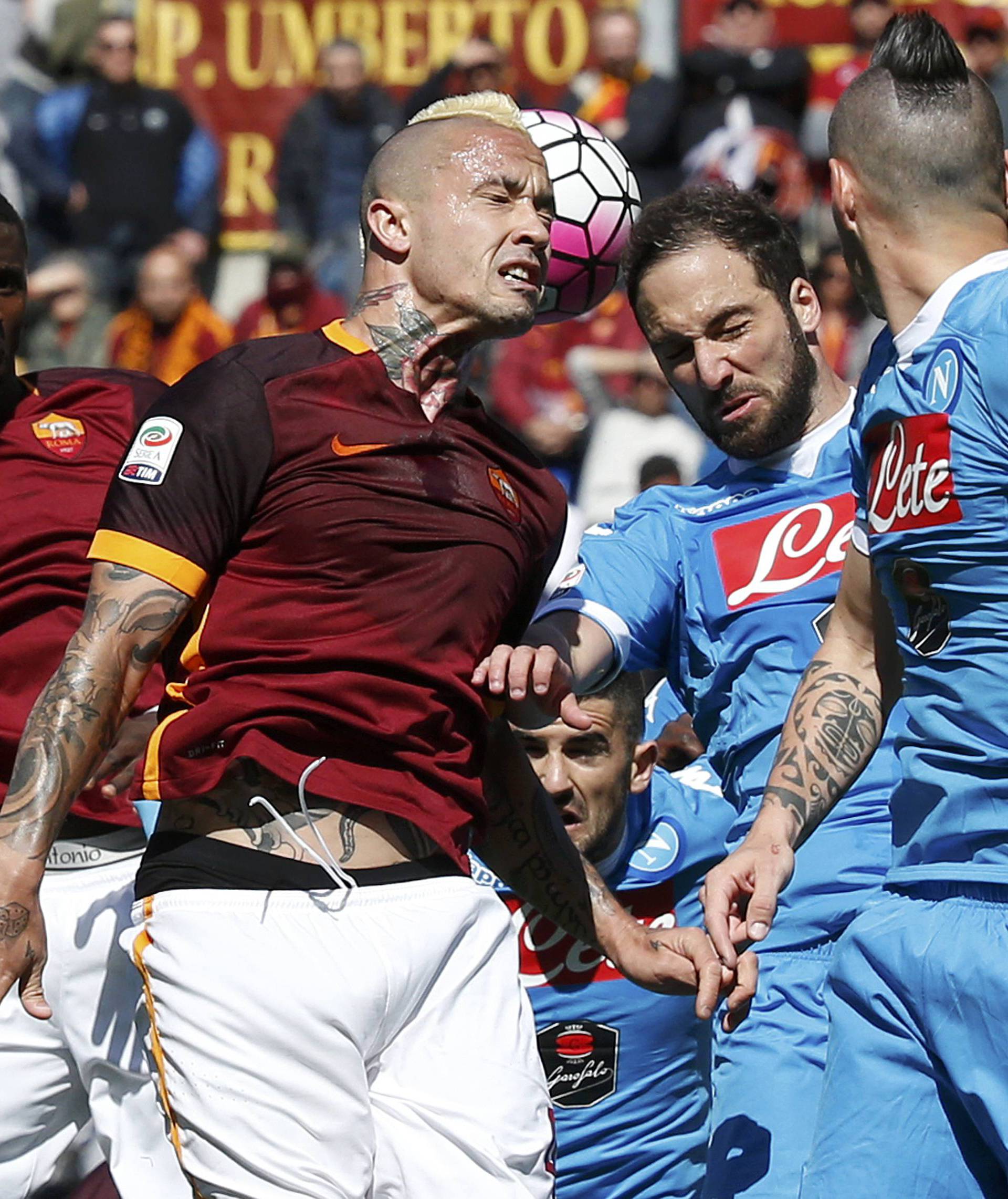 Football Soccer - AS Roma v Napoli - Italian Serie A