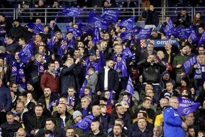 Atmosfera na stadionu tijekom utakmice Dinama i Seville