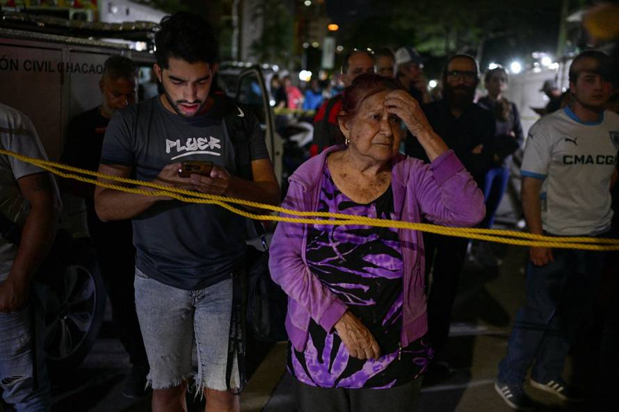 Aftermath of an earthquake in Caracas