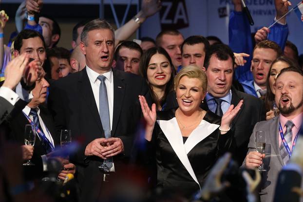 ARHIVA - 11.01.2015. Kolinda Grabar Kitarovi? je izabrana za prvu predsjednicu Republike Hrvatske 