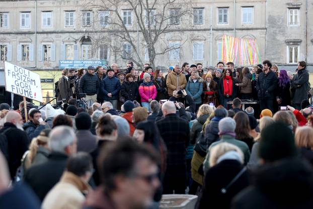 Rijeka: Doček Oskarovca Igora Bežinovića i ekipe koja je sudjelovala u stvaranju filma "Fiume o Morte!"