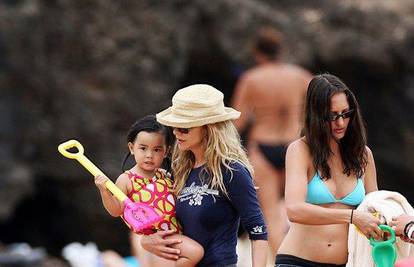 Meg Ryan sa kćerkom na pješčanim plažama Havaja