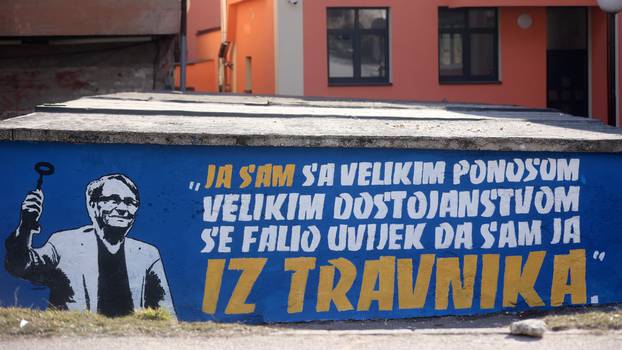 Travnik: Oslikan mural u čast Miroslavu Ćiri Blaževiću