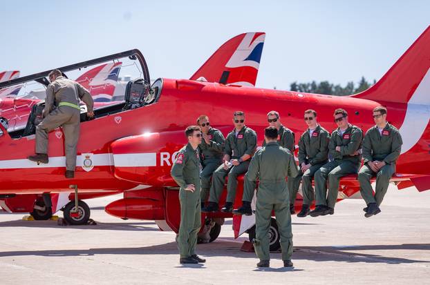 Zadar: Krila Oluje i akrobatska grupa Britanskog ratnog zrakoplovstva predstavili letačke programe