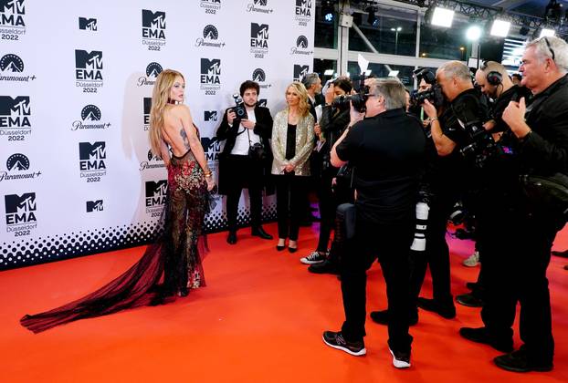 MTV Europe Music Awards 2022 - Arrivals - PSD Bank Dome
