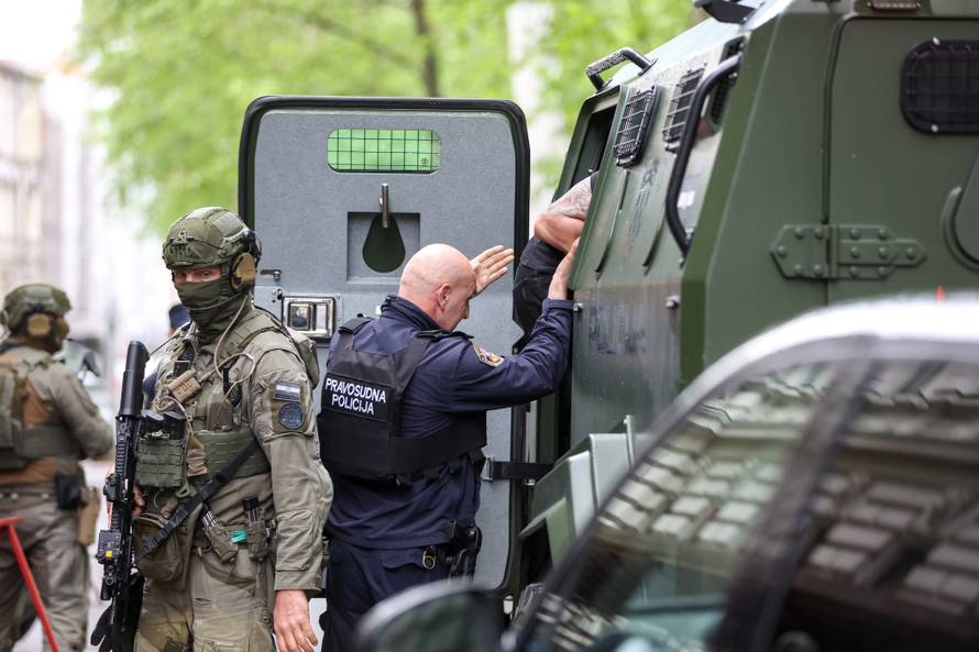 Zagreb: Petar Ćosić i Manuel Vulić odvedeni su sa suda pod iznimnim mjerama osiguranja