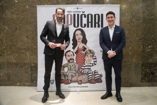 Zagreb: Poznate osobe na premijeri komedije "Papučari" autora Mire Gavrana, u režiji Mladene Gavran