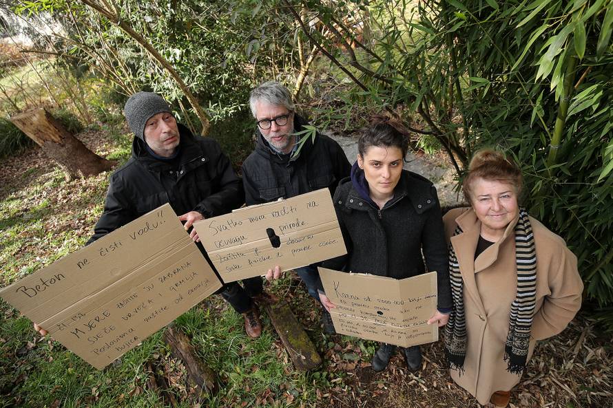 Ne dam Hrvatskim vodama da unište moj vrt, stablo i potok...