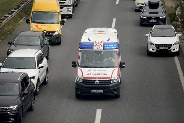 Zagreb: Gužva na obilaznici zbog prometne nesreće