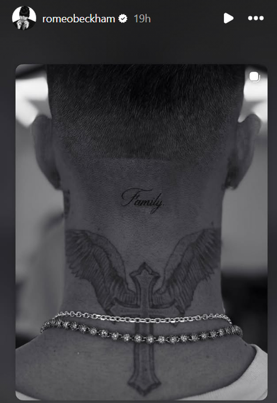 Romeo i Cruz Beckham tetovažama odali počast obitelji, Brooklyn svoje briše