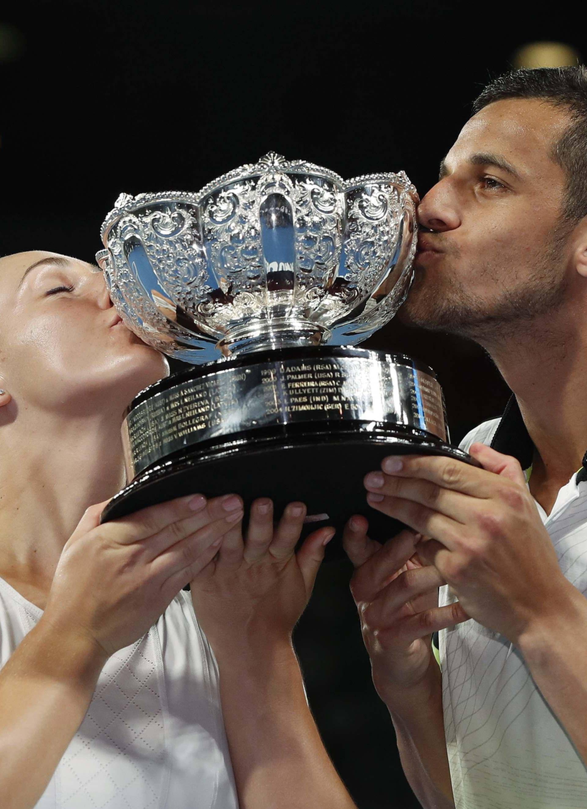 Tennis - Australian Open - Mixed doubles final - Rod Laver Arena, Melbourne, Australia