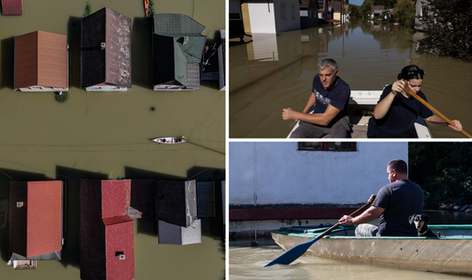 FOTO Dramatični prizori iz Mađarske: Ljudi čamcima plove ulicama, sve je pod vodom