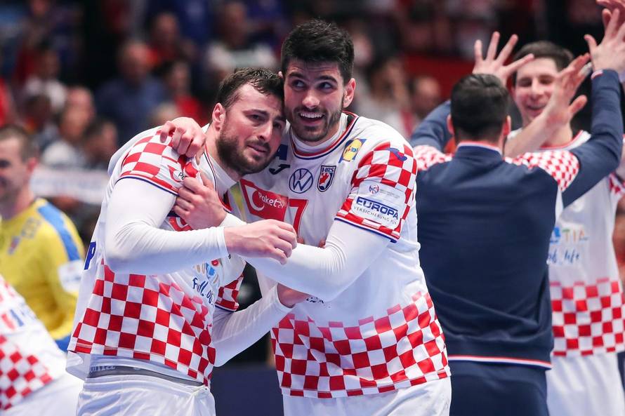 Hrvatska i Njemačka u utakmici 2. kola skupine I Europskog prvenstva u rukometu
