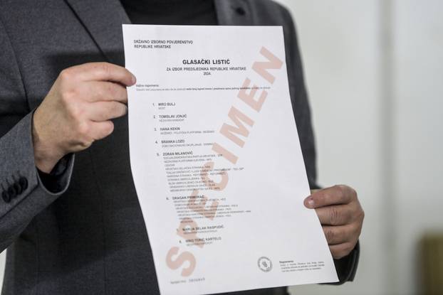 Zagreb: Proces tiskanja listića za predsjedničke izbore 2024. godine u tiskari Narodnih novina