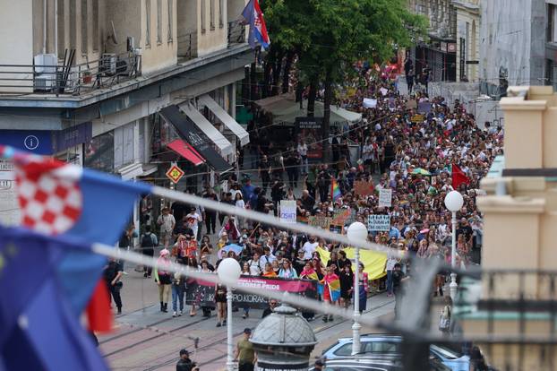 Zagreb: 25. Povorka ponosa LGBTIQ zajednice "Korak po korak, iskorak!"