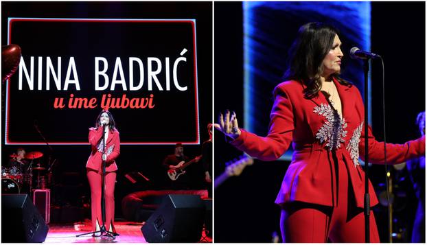 FOTO Nina Badrić je u Beogradu pjevala svoje ljubavne hitove na koncertu 'U ime ljubavi'