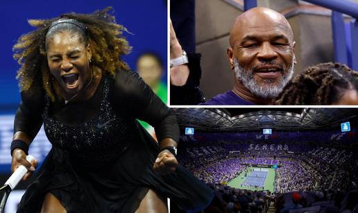 Još nije kraj: Serena preživjela start oproštajnog turnira, a s tribina je bodrili Tyson i Clinton