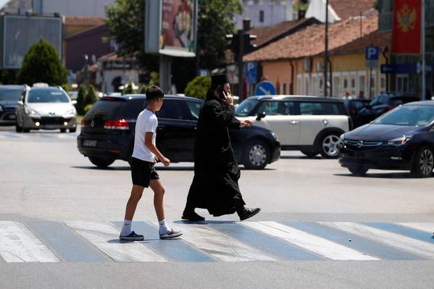 Residents and tourists battle heatwave in Podgorica