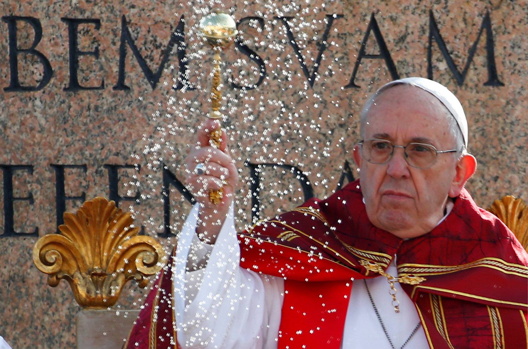 The Palm Sunday Mass in Saint Peter's Square at the Vatican