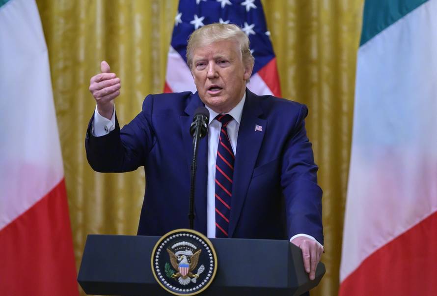 Trump and Mattarella of Italy Joint Press Conference