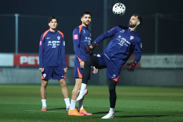 Rijeka: Trening hrvatske nogometne reprezentacije
