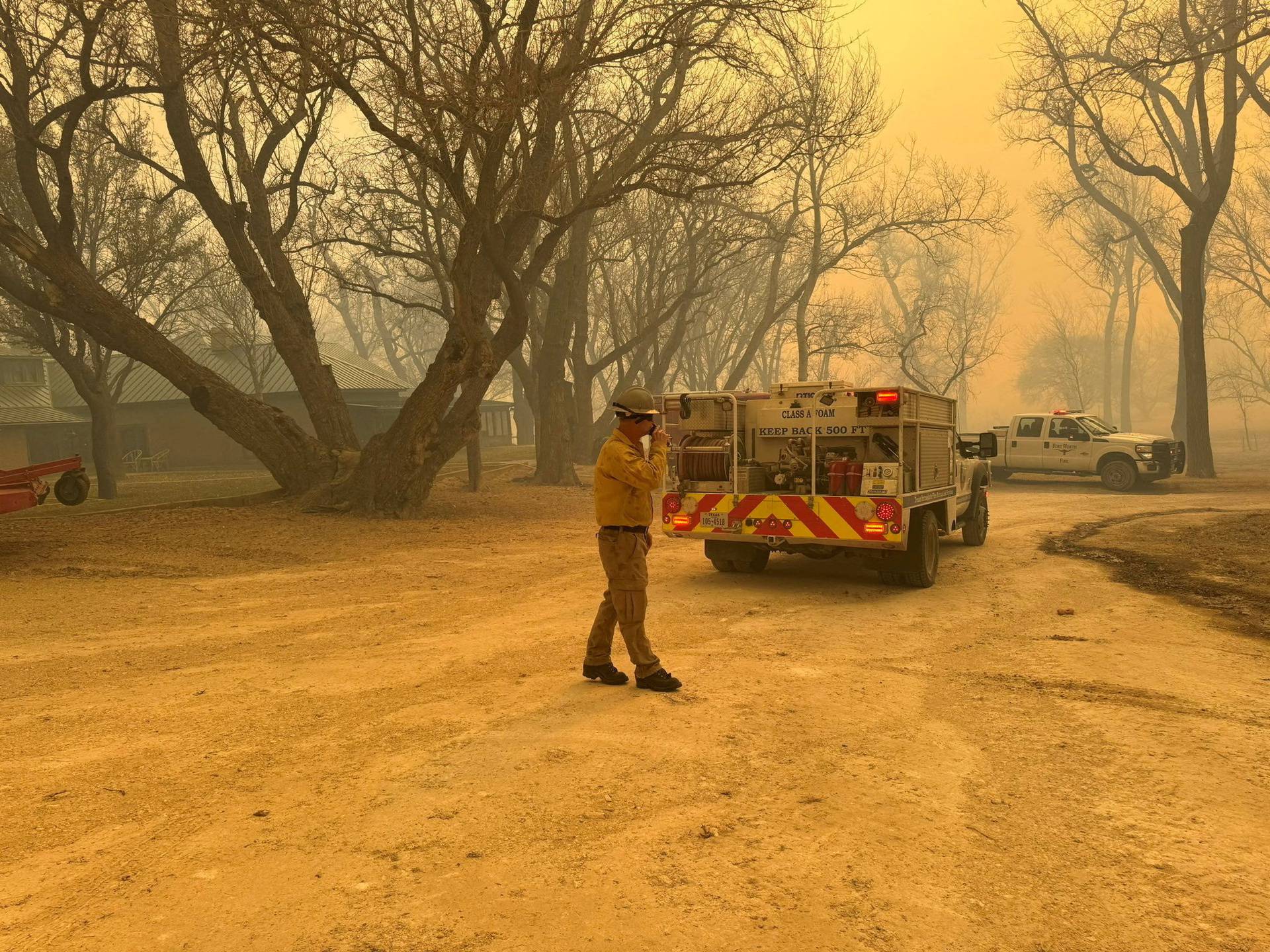 Wildfires spread in Texas