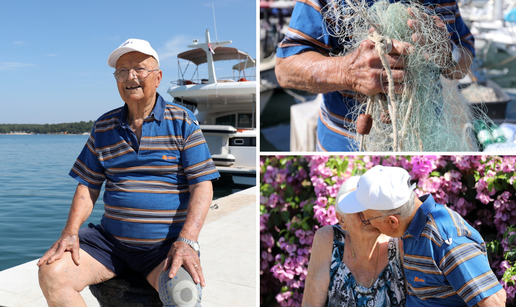 Mario (91) je istarska legenda: 'U ribarici sam rođen, živim u Ribarskoj i, naravno, ribar sam'