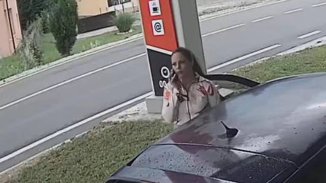 VIDEO Nesvakidašnja pljačka u BiH: Žena pobjegla nakon što je natočila gorivo, nije platila