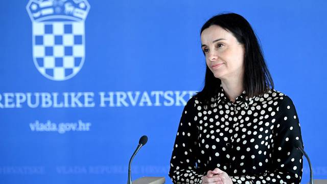 Zagreb: Marija Vučković obratila se medijima nakon sjednice Vlade