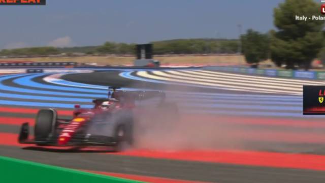 VIDEO Udarac za Ferrari! Leclerc silovito pogodio ogradu, čulo se jezivo disanje pa stravičan urlik