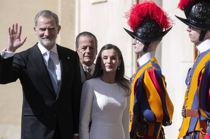 The Spanish Royals Arrive At The Vatican In Vatican - 20 Mar 2026