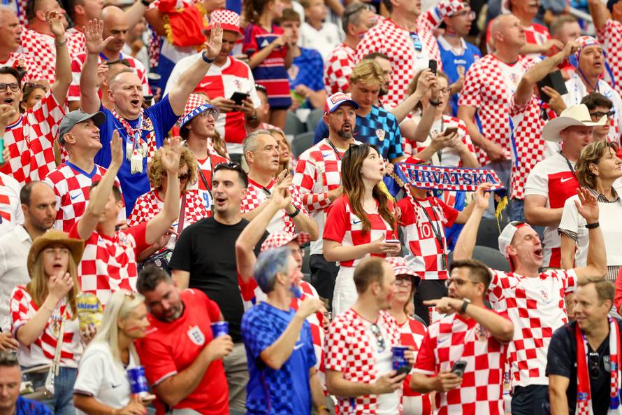 SP 2026 Navijači na utakmici Engleske i Hrvatske na Svjetskom prvenstvu