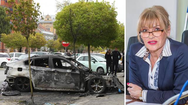 Osječkoj sutkinji zapalili BMW: 'U šoku sam. Probudila sam se i čula eksplozije ispod prozora'