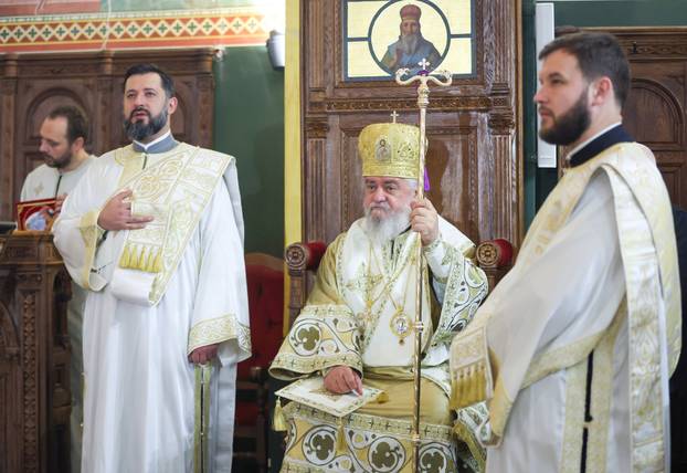 Zagreb: Pravoslavni vjernici na svetoj liturgiji u Sabornom hramu