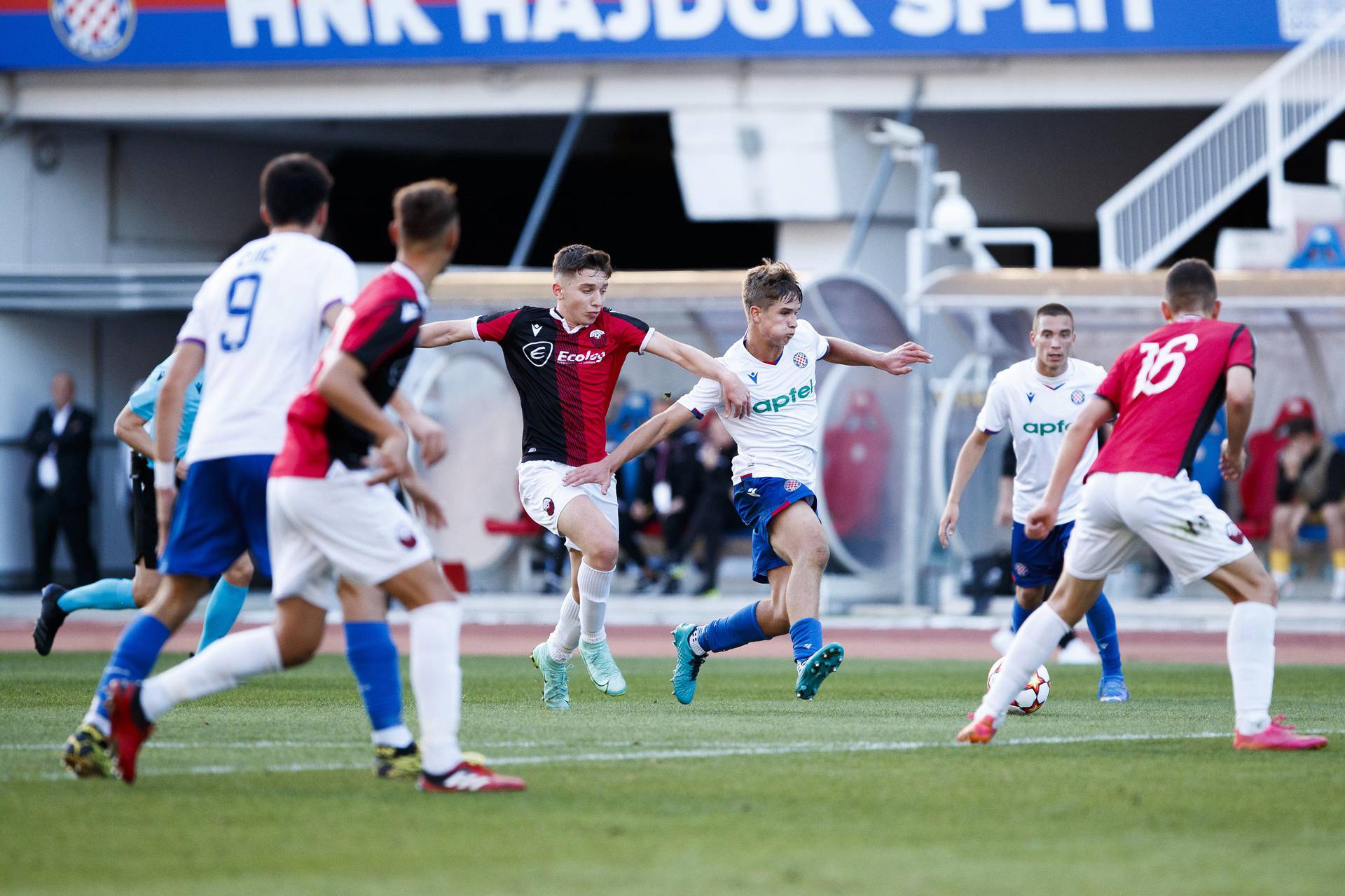 Uzvratna utakmica prvog kola Lige prvaka mladih, Hajduk - Škendija