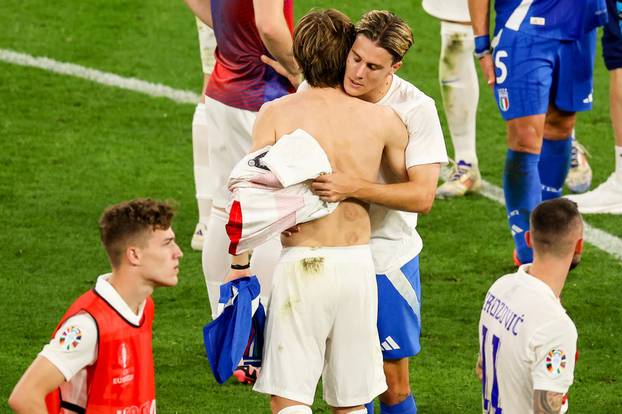 Leipzig: U posljednjem trećem kolu skupine B na EURU hrvatska nogometna reprezentacija je odigrala 1-1 protiv Italije 